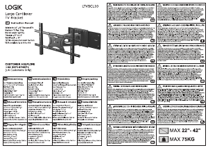 説明書 Logik LTVBCL10 ウォールマウント