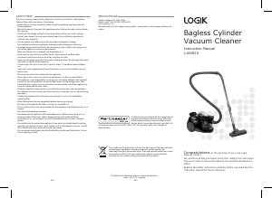Manual Logik L16VB10 Vacuum Cleaner