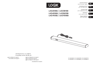 Brugsanvisning Logik LKD2516B Lampe