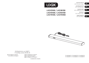 사용 설명서 Logik LKD4516B 램프