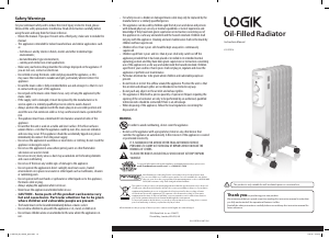 Manual Logik L15OFR18 Heater
