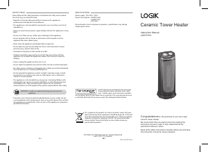 Manual Logik L20CTH10 Heater