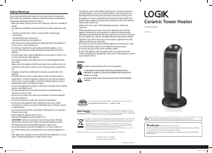 Manual Logik L20CTH18 Heater