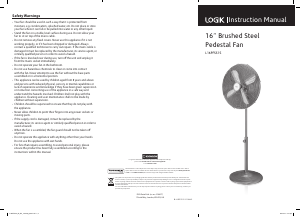 Handleiding Logik L16PFSS15 Ventilator