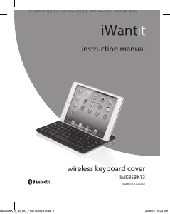 Manual iWantit IMKBSBK13 Keyboard