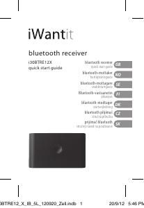 Käyttöohje iWantit i30BTRE12 Bluetooth-sovitin