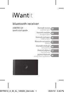 Návod iWantit i30BTRE12X Bluetooth adaptér