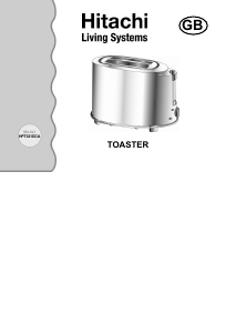 Manual Hitachi HPT321DCA Toaster