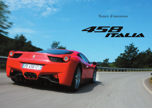 Mode d’emploi Ferrari 458 Italia (2010)