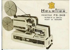 Mode d’emploi Heurtier P6-24B Projecteur