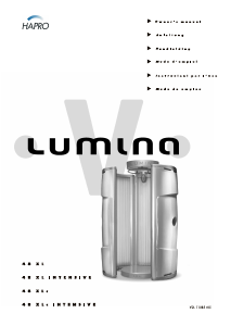 Manuale Hapro Lumina 48 XL Intensive Lettino solare