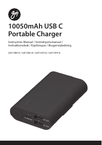 Manual Goji G6P10PK18 Portable Charger