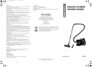 Manual Carlton C16VB09 Vacuum Cleaner