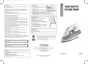 Manual Carlton C180IR09 Iron