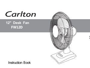 Manual Carlton FW12D Fan