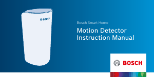 Manual Bosch Smart Home Motion Detector