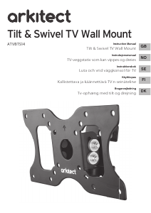 Manual de uso Arkitect ATVBTS14 Soporte de pared