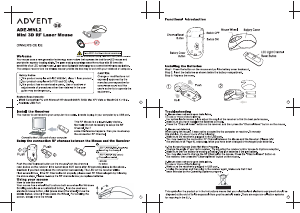 Manual Advent ADE-WNL2 Mouse