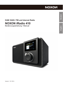 Manual NOXON iRadio 410 Radio