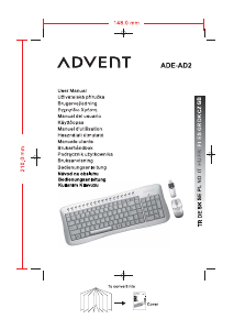 Bruksanvisning Advent ADE-AD2 Tastatur