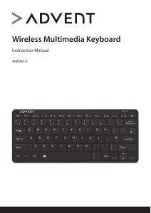 Manual Advent AKBMM15 Keyboard