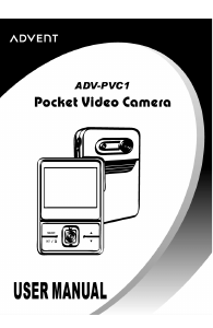 Manual Advent ADV-PVC1 Action Camera