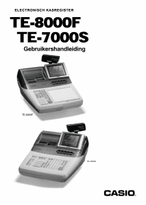 Handleiding Casio TE-7000S Kassasysteem