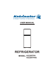 Handleiding Kelvinator KI220TFHS Koel-vries combinatie