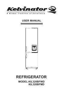 Manual Kelvinator KIL320BFMD Fridge-Freezer