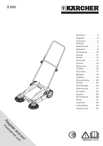 Manuál Kärcher S 650 Stěrka