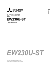 Handleiding Mitsubishi EW230U-ST Beamer