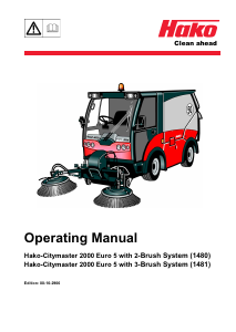 Manual HAKO Citymaster 2000 Sweeper