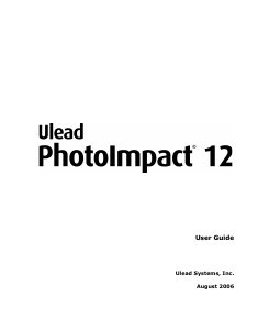 Handleiding Ulead PhotoImpact 12