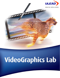 Handleiding Ulead VideoGraphics Lab