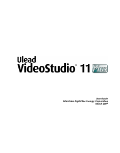 Handleiding Ulead VideoStudio 11 Plus