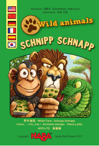 Manual Haba 303591 Wild animals - Schnipp Schnapp