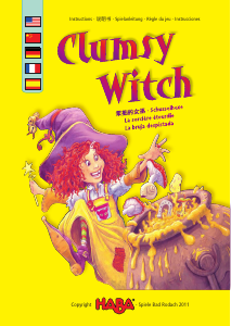 Manual de uso Haba 005854 Clumsy Witch