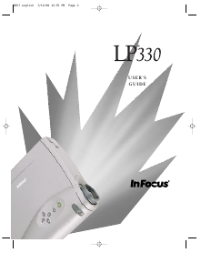 Manual InFocus LP330 Projector