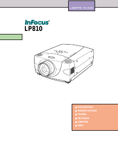 Manual InFocus LP810 Projector