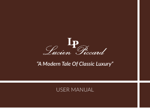 Bruksanvisning Lucien Picard Spiga Armbandsur