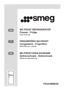 Manual Smeg FD541MNED4 Fridge-Freezer