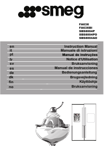 Manual Smeg FA63X Frigorífico combinado
