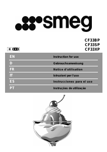 Manual de uso Smeg CF33SP Frigorífico combinado