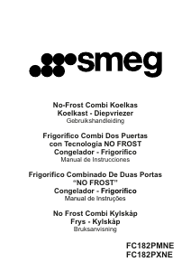 Manual de uso Smeg FC182PXNE Frigorífico combinado