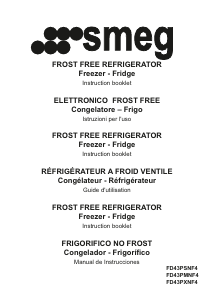 Manual Smeg FD43PMNF4 Fridge-Freezer