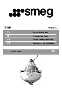 Manual de uso Smeg FD32AP1 Frigorífico combinado