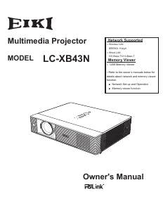 Handleiding Eiki LC-XB43N Beamer