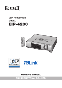 Manual Eiki EIP-4200 Projector