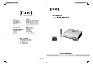 Manual Eiki EIP-1500T Projector