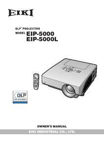 Manual Eiki EIP-5000L Projector